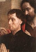 GOES, Hugo van der Portrait of a Donor with St John the Baptist dg oil painting picture wholesale
